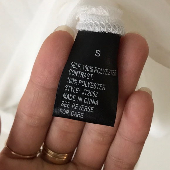 NWT Sheer button down blouse - Picture 5 of 8